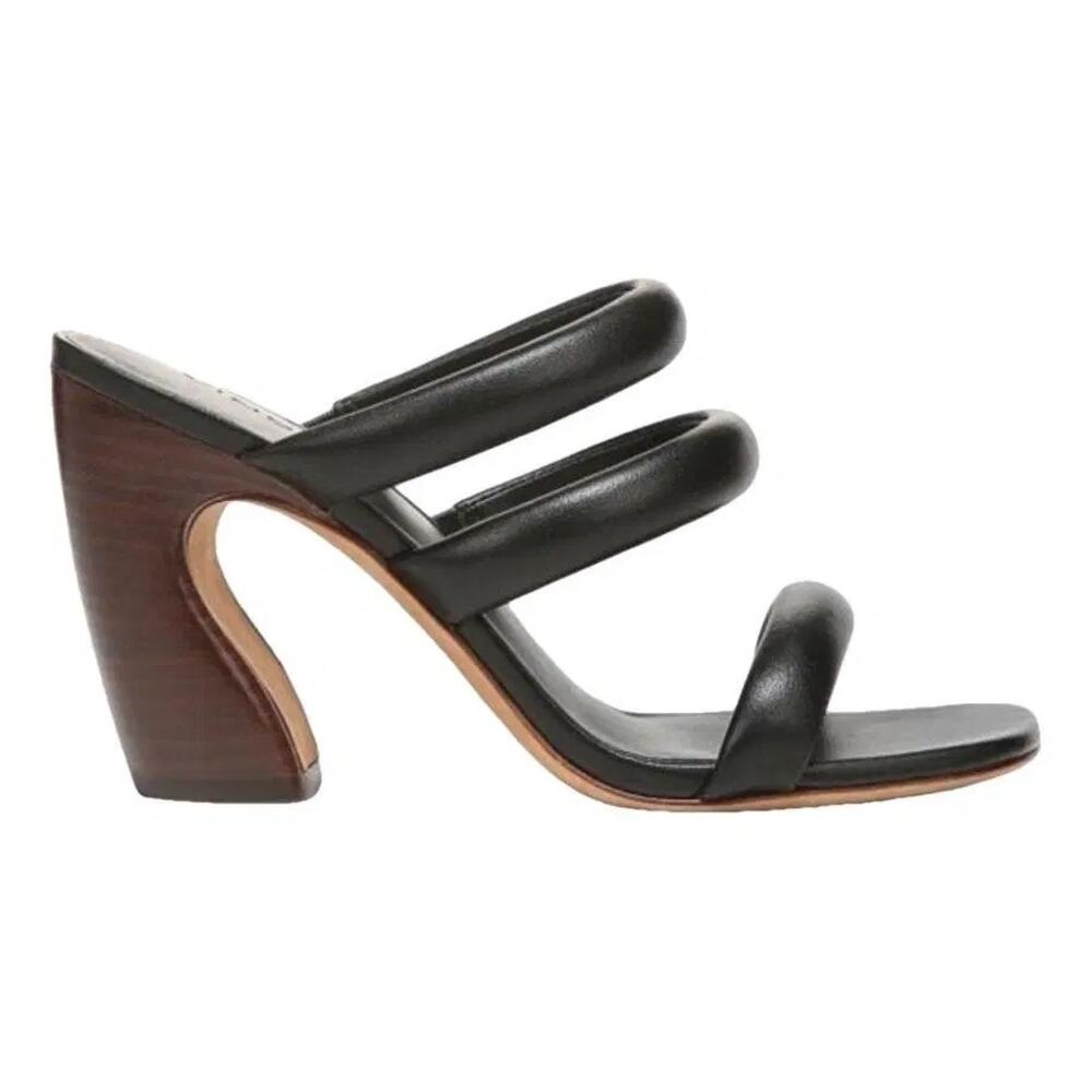 VINCE Dara Strappy Leather Block Heel Sandals Sz 10